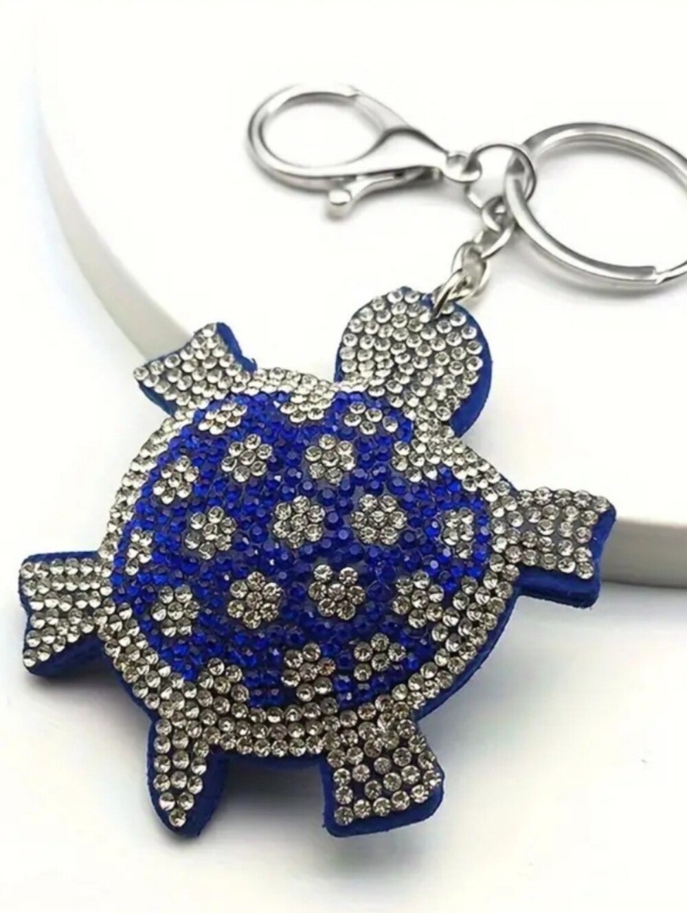 Bling Turtle Crystal Rhinestone Keychain Bag Charm